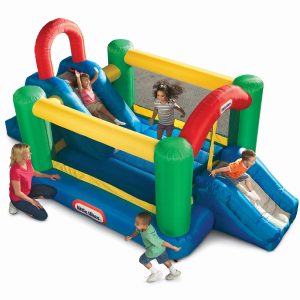 Curated Collection HomePro Jump 'n Double Slide Bouncer Large Capacity
